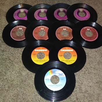 Gladys Night And The Pips Through The Years...On Eleven 45 RPM Vinyl Discs - Records