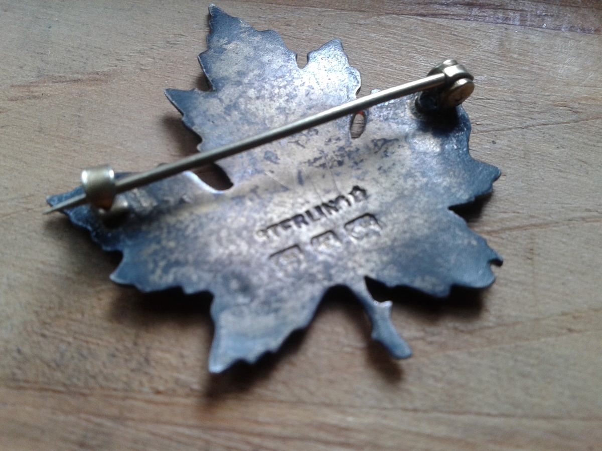 P.W Ellis Canadian Maple Leaf Pin Collectors Weekly