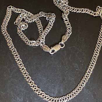 Vintage silver Italian necklace  - Fine Jewelry