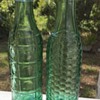 2 Art Deco soda bottles