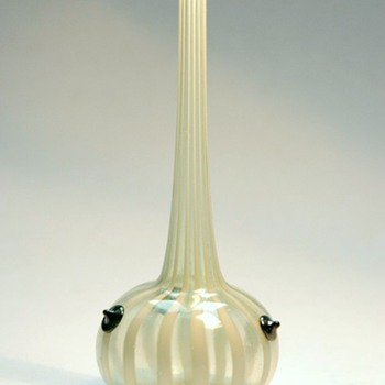 rare miniature "vase bijou" by charles schneider. - Art Glass