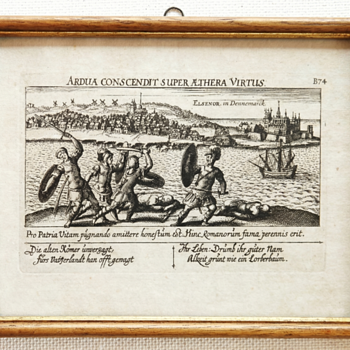 Elsinore in the early 17th century ... - Posters and Prints