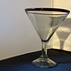 Large vintage hand blown glass 