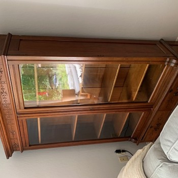Victorian? Glass door bookcase/display case? - Furniture