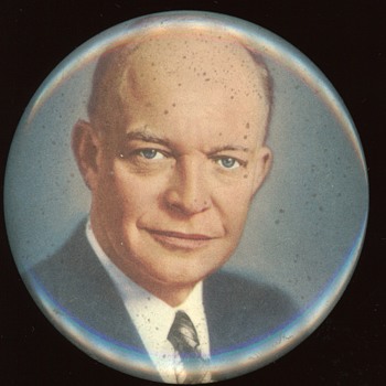 Dwight Eisenhower Large Pin - Medals Pins and Badges
