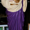 This is my latest amazing thrift store find. A Sacred Heart Christ Statue made by Daprato!