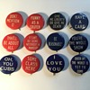 The Perfection Cigarettes Red and Blue Pinbacks 1908