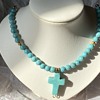 Vintage necklace earrings set 