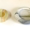 Vintage 1960’s Italian Marble & Onyx Clobbering Time Ashtrays