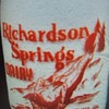 RICHARDSON SPRINGS DAIRY...CHICO CALIFORNIA QUART MILK BOTTLE