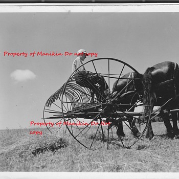 Old Farm machinery photo - Photographs