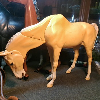 Marx Knight or Viking Horse Nodding Head 1970 - Toys