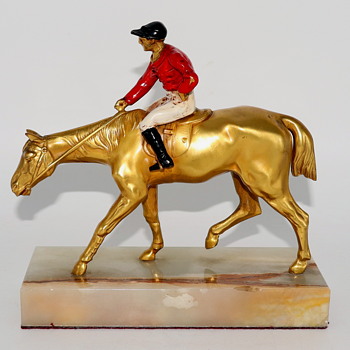 Mid-Century Horse And Jockey - Animals