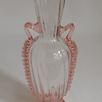 Unusual Welz Vase    10.24 inches/26cm.  - Art Glass