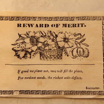 Unknown Paper found inside 1823 Bible - Paper