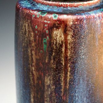 Large Émile Decoeur Flambe’ Stoneware Vase - Art Nouveau