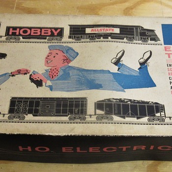 Marx, Sears set 9941. Hudson Crane set. - Model Trains