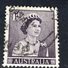 Vintage Australian stamp 