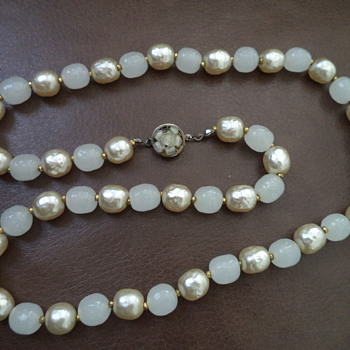 Miriam Haskell Vintage Pearl Necklace - Costume Jewelry