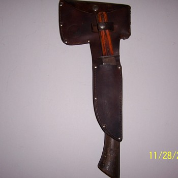 boy scout knife and hatchet-Hibbard, Spencer, Bartlett & Co. - Sporting Goods