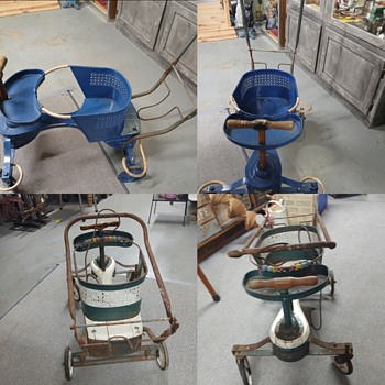 2 Antique Taylor Tot Walkers  - Accessories