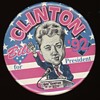 Bill Clinton Caricature Pin 1992