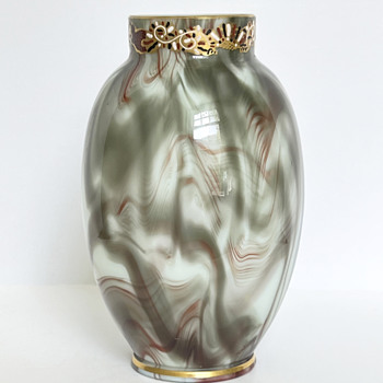 Early Loetz Hellmarmor, C.1888 - Art Glass