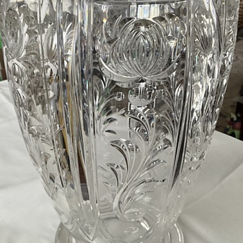 Very large antique STUART ? vase 6kg 12” tall C1900 unsigned - Art Nouveau