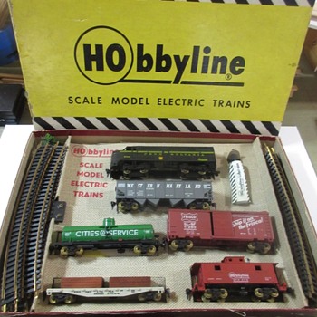 A train set I found at Hamburg PA. HObbyline set - Model Trains