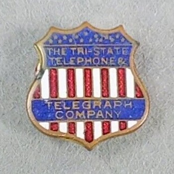 The Tri-State Telephone & Telegraph Company Pin - Telephones