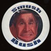 Smush George W Bush Pin