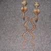 Cobra candle wall sconces