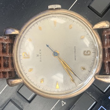 ROLEX 1946-47 model 4411-9ct gold - Wristwatches