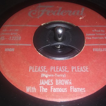 THE FIRST ANYTHING BY MR. JAMES BROWN...ON 45 RPM VINYL - Records
