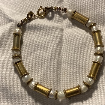 Vintage pearl Bracelet  - Fine Jewelry