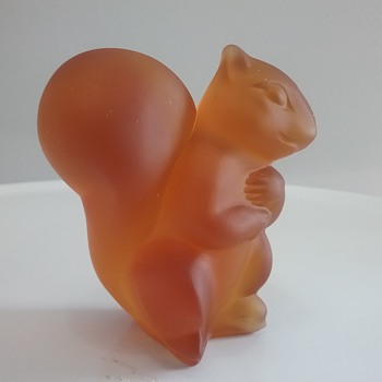 Fostoria Glass squirrel  - Animals