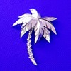Crown Trifari palm tree pin