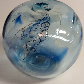 Early 1970 Fredrick Warren Studio Art Glass Vase - Art Glass