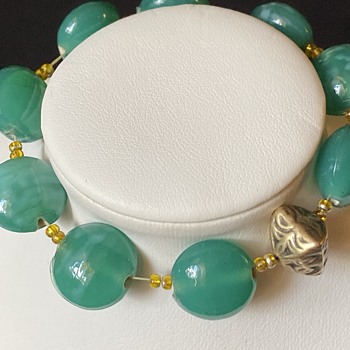 Vintage Glass Bracelet  - Art Glass