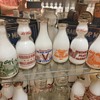 PEARL HARBOR & LETS GO USA WAR SLOGAN MILK BOTTLES 