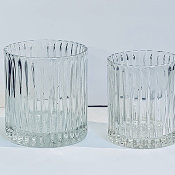 1980’s Ribbed Glass Possibly Baccarat Harmonie ? - Art Glass