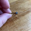 Edwardian 14 k gold with saphire
