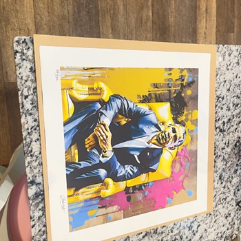 Barack Obama art print limited edition Chares Chad 