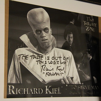Twilight Zone Kanamit Autograph and Collection - Movies