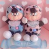 COCOCINEL: Babicinel the love bug rubber face plush pink & blue ladybug 