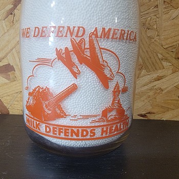 REDONDO DAIRY WAS SLOGAN MILK BOTTLE - Bottles