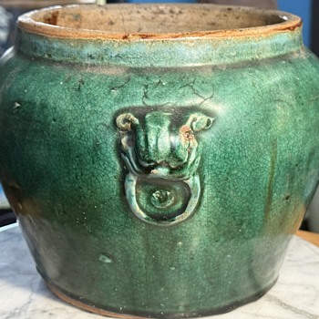 Large Chinese Stoneware ? Pot - Asian
