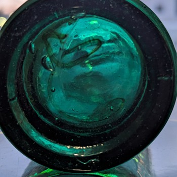 Dark green codd bottle - Bottles