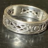 Vintage silver Ladies Celtic Ring 