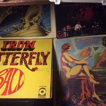 First 4vinyl  Iron butterfly 1968,69,69 and 70,,also Not Iron butterfly 